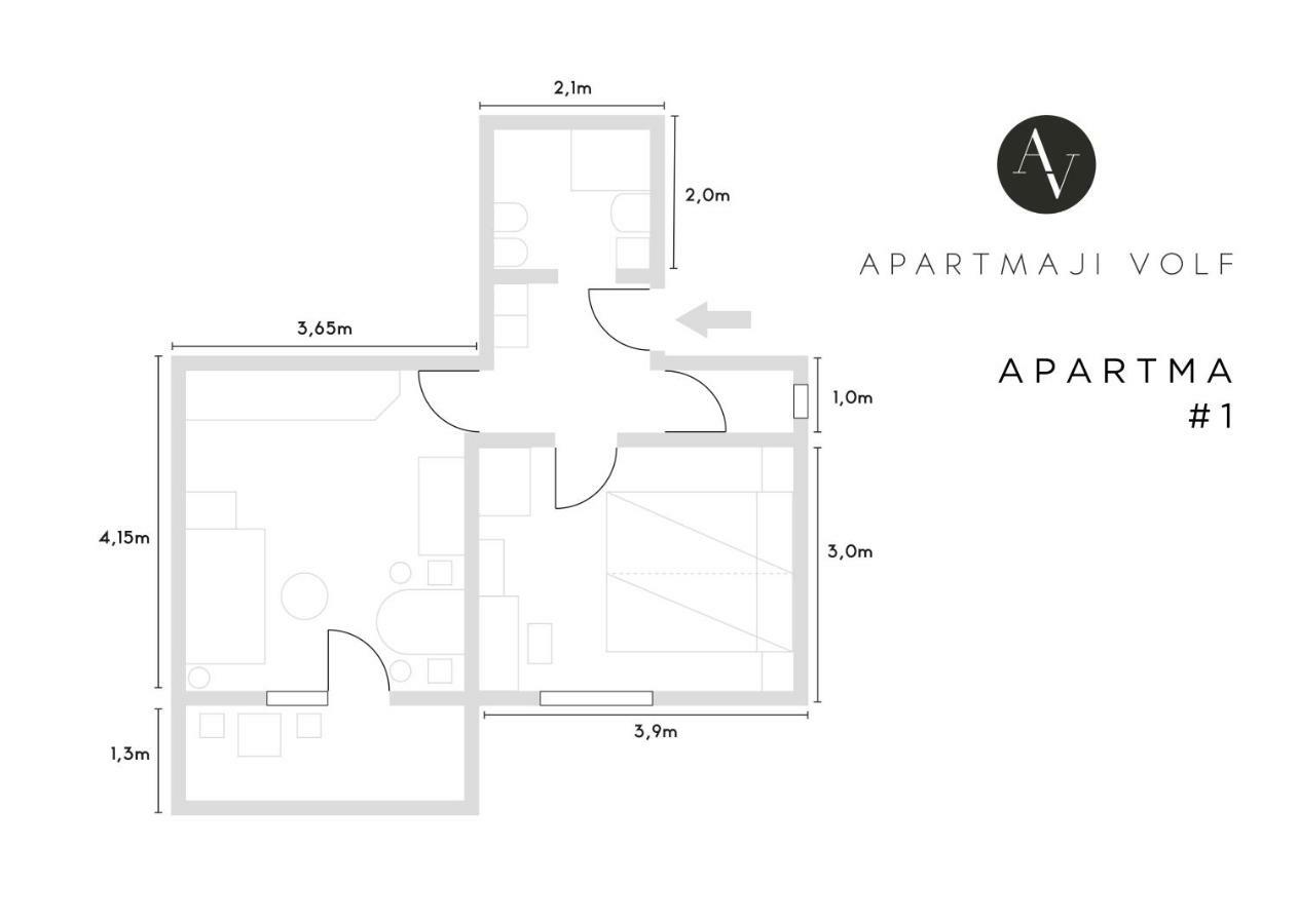 Apartmaji Volf زغورنجي المظهر الخارجي الصورة